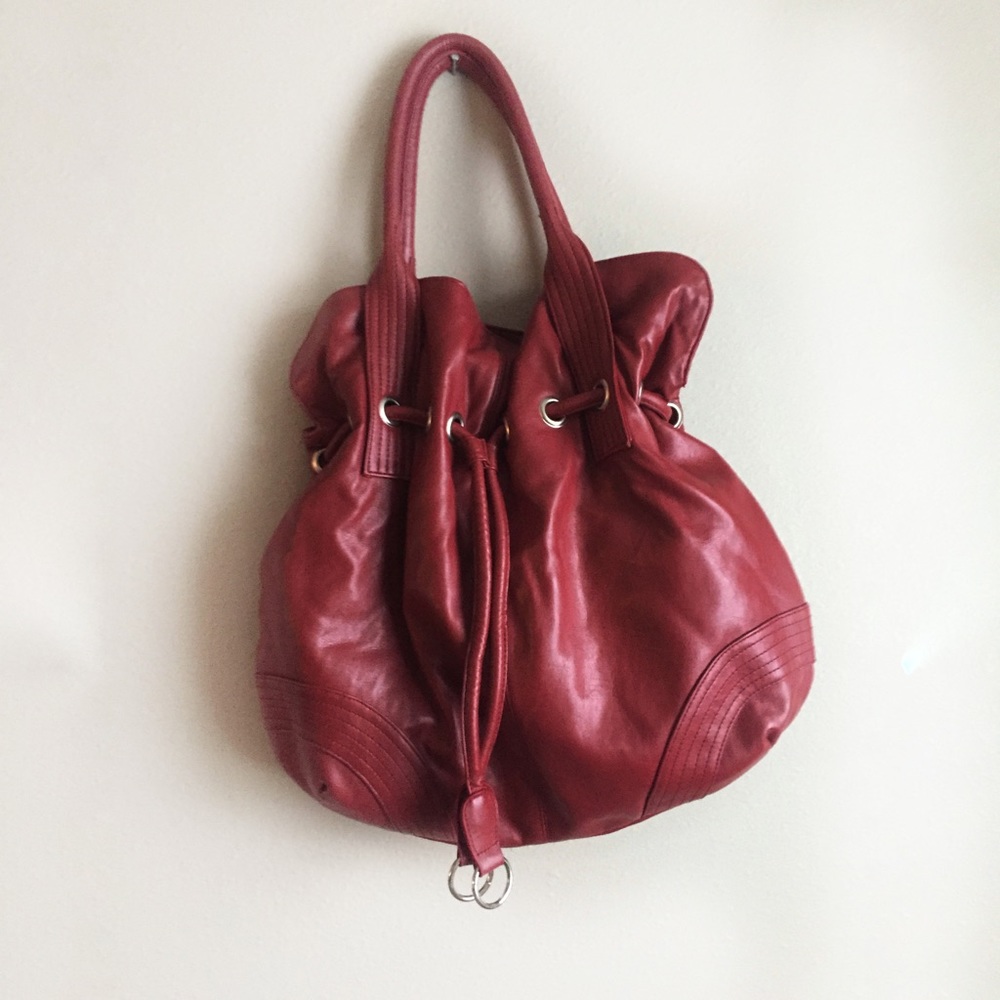 Red Hobo Bag